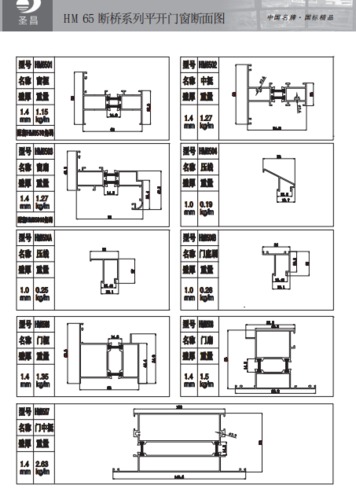 HM65隔热断桥铝合金